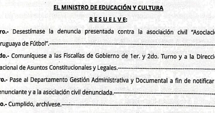 Falló el intento de manchar las elecciones de la AUF