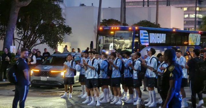 Uruguay ya está en Miami y quedó listo para su estreno mundialista